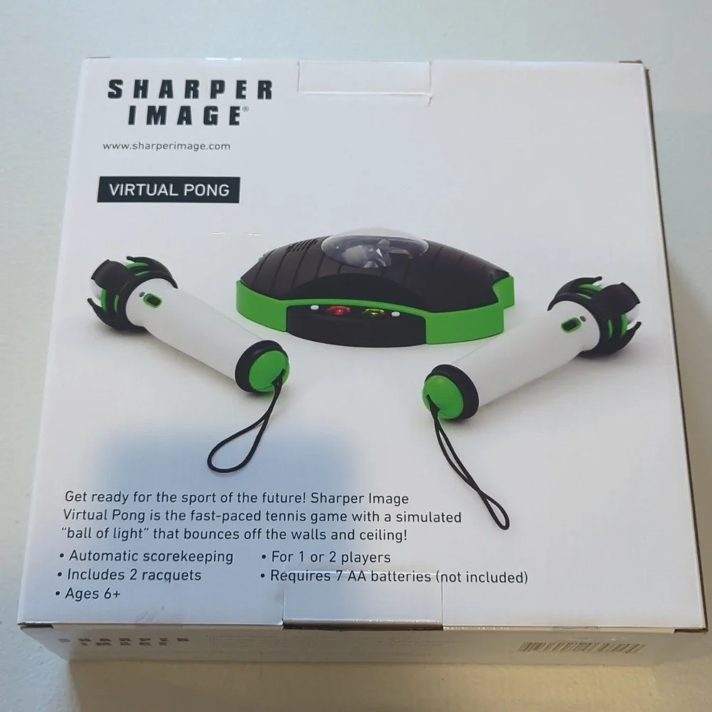NWT/NIB Sharper Image Virtual Pong Set